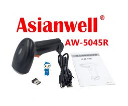 Сканер штрих коду Бездротовий AW-5045R чорний Asianwell