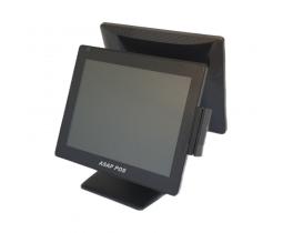 POS Термінал POS J15 AS + додатковий екран 15" чорний ASAP